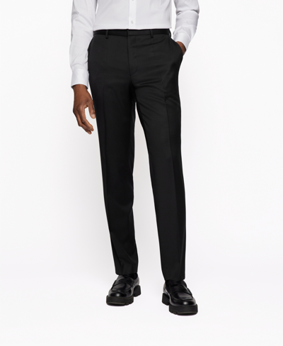 Hugo Boss Boss Men's Tuxedo Trousers In Black