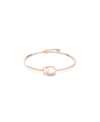 Swarovski Sparkling Dance Oval Round Cut Rose Gold Tone Plated Bracelet In Rose Gold