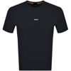 Boss Casual Boss Tchup Logo T Shirt Navy In Navy