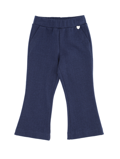 Monnalisa Kids'   Milano Stitch Jazz Trousers In Steel Blue