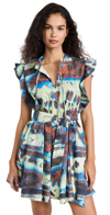 Chufy Addi Mini Dress In Laia Sky