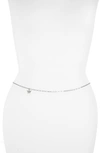 Vidakush Mariposa Belly Chain In Silver