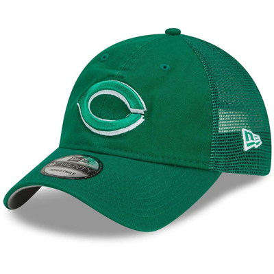 New Era Men's Green Cincinnati Reds St. Patrick's Day 9twenty Adjustable Hat