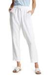 Splendid Noah Tie Waist Pants In White