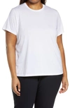 Vince Essential Pima Cotton T-shirt In Optic White