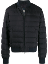 Herno Quilted Padded Jacket In Blue