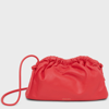 Mansur Gavriel Mini Cloud Leather Clutch In Strawberry