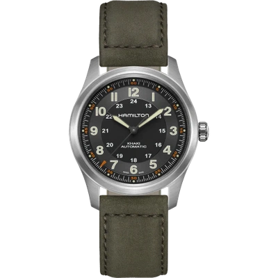 Hamilton Khaki Field Titanium Auto In Black