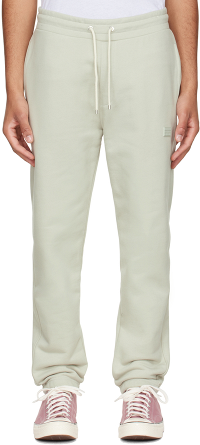 Frame Gray Cotton Lounge Pants In Grey Green