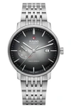 Rado Coupole Classic Power Reserve Watch, 41mm In Black