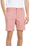 Faherty Island Life Organic Cotton Stretch Washed Regular Fit Chino Shorts In Faded Flag