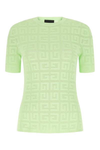Givenchy Green Monogram-motif T-shirt