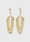 Lana Jewelry Small Petite Malibu Cascade Earrings In Yellow