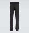 Burberry Stephan Cotton-blend Sweatpants In Black