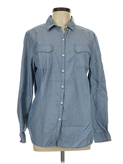 Pre-owned 5.11 Tactical Series Long Sleeve Button Down Shirt In Blue
