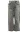 AGOLDE 90S MID-RISE CROPPED JEANS