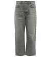 Agolde 90s Mid-rise Cropped Jeans In Trip