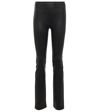 STOULS CROPPED LEATHER TROUSERS
