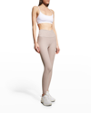 Beyond Yoga Spacedye At Your Leisure High Waisted Midi Legging In Rosemary Heather