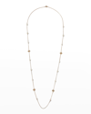 TORY BURCH KIRA PEARL DELICATE LONG NECKLACE
