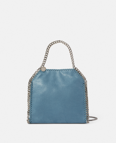 Stella Mccartney Falabella Mini Tote Bag In Peacock