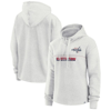 Fanatics Branded Ash Washington Capitals True Classics Legacy Quarter-zip Hoodie In Ash