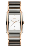 RADO INTEGRAL DIAMOND CERAMIC BRACELET WATCH, 31MM