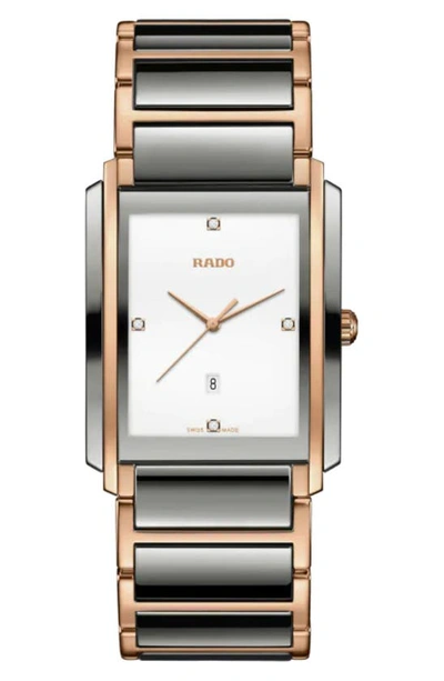 Rado Integral Watch, 31mm X 41mm In Rose Gold