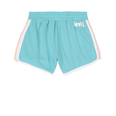 Levi's Kids' Branded Shorts Turquoise In Blue