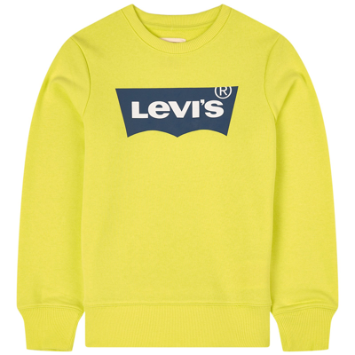 Levi's Kids' Branded Sweatshirt Lemon In Yellow