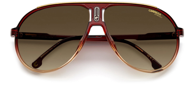 Carrera Champion65/n Ha 07w5 Aviator Sunglasses In Brown