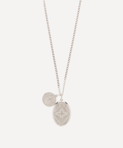 Miansai Sterling Silver Mini Dove Pendant Necklace