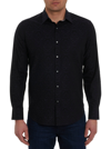 Robert Graham Bayview Long Sleeve Button Down Shirt In Black