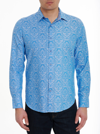 Robert Graham Bayview Long Sleeve Button Down Shirt In Light Blue