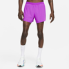Nike Men's Dri-fit Adv Aeroswift 4" Brief-lined Racing Shorts In Purple