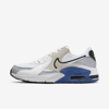 Nike Men's Air Max Excee Casual Sneakers From Finish Line In White,dark Royal Blue,lemon Venom,black