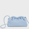 Mansur Gavriel Mini Cloud Leather Clutch In Cielo