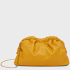 Mansur Gavriel Cloud Mini Chain Clutch Crossbody Bag In Ochre