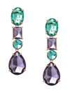 EYE CANDY LA WOMEN'S LUXE ELEANOR CUBIC ZIRCONIA DROP EARRINGS