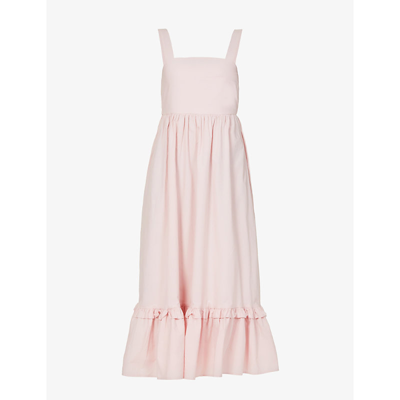open lace back dress Pink Ripple Kate Midi Dress – Highstreet Outlet UK main image 0