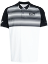 EA7 LOGO-PRINT POLO SHIRT