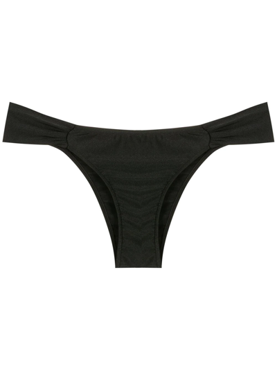 Martha Medeiros Raissa Low-cut Bikini Bottoms In Black