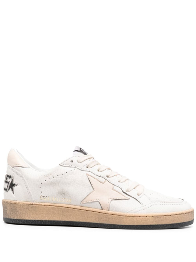 Golden Goose Ball Star Low-top Sneakers In Dove-grey