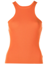 Monse Ribbed-knit Vest Top In Orange