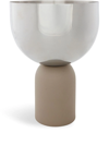 Aytm Torus Small Flower Pot Vase In Silver