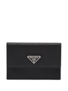 PRADA TRIANGLE-LOGO DOCUMENT HOLDER