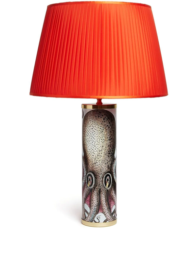 Fornasetti Conical Pleated Lampshade In Rot