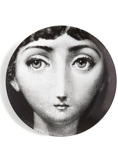 Fornasetti Tema E Variazioni N.97 Wall Plate In Weiss