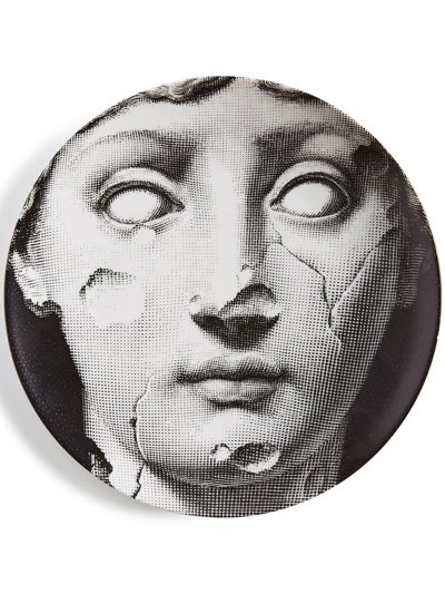 Fornasetti Tema E Variazioni N.125 装饰盘 In Weiss