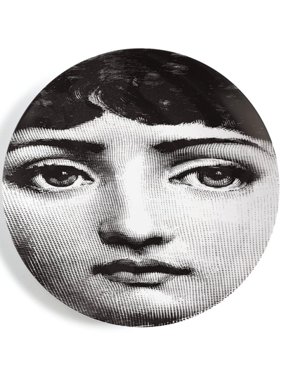 Fornasetti Tema E Variazioni N.54 Wall Plate In Weiss